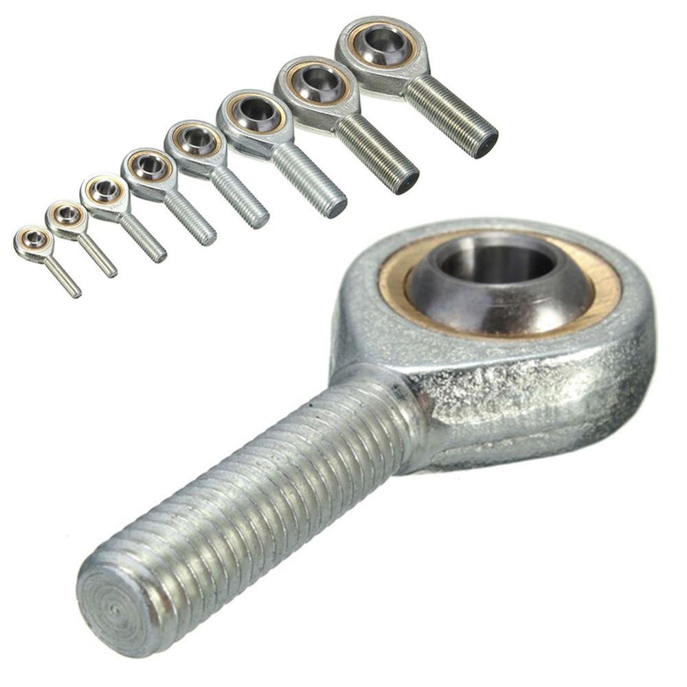 Varilla roscada macho de 6mm-18mm, Unión de extremo, rodamiento liso esférico, aleación de Zinc