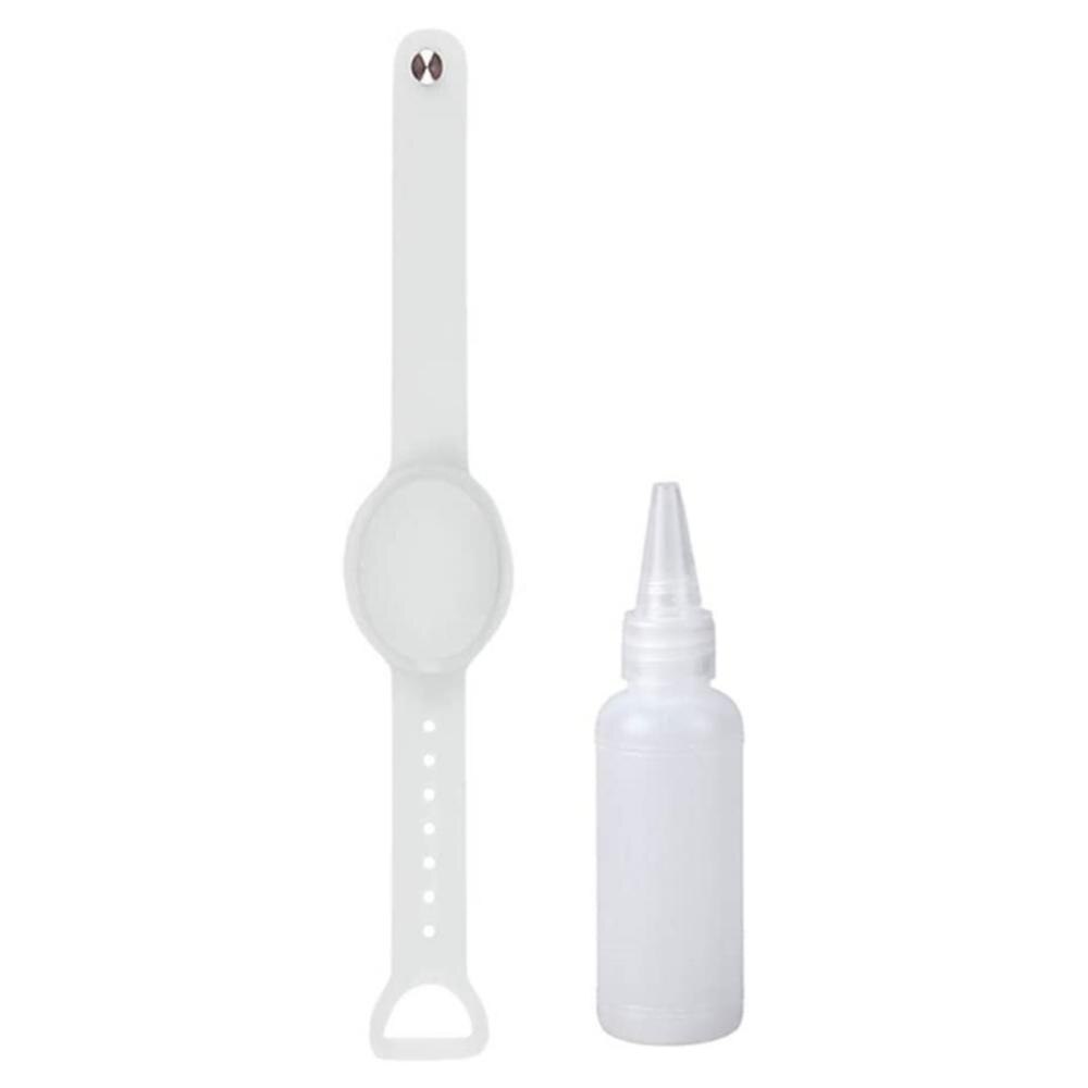 Adjustable Hand Sanitizer Wristband Hand Sanitizer Dispenser Bracelet Pumps Wristband Hand Dispenser With Refillable Bottle: A6
