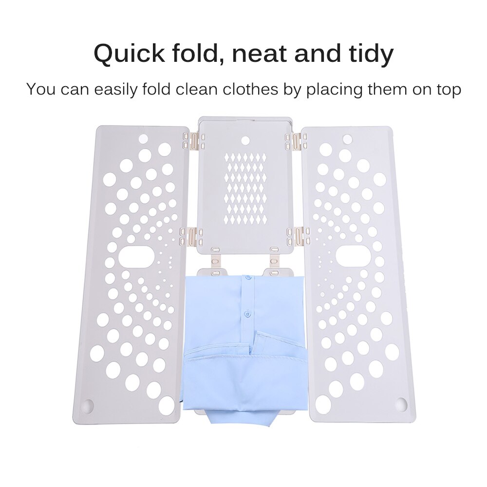 1pc évider stockage pliant vêtements conseil ménage pliant vêtements outil pliant vêtements conseil rapide pliant vêtements conseil