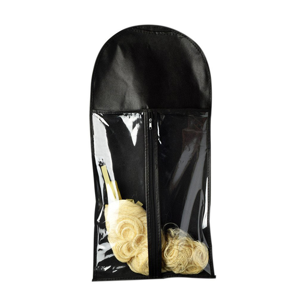 Bolsa de peluca bolsa de almacenamiento Portátil Bolsa de aislamiento extensiones de cabello pelucas funda protectora a prueba de polvo
