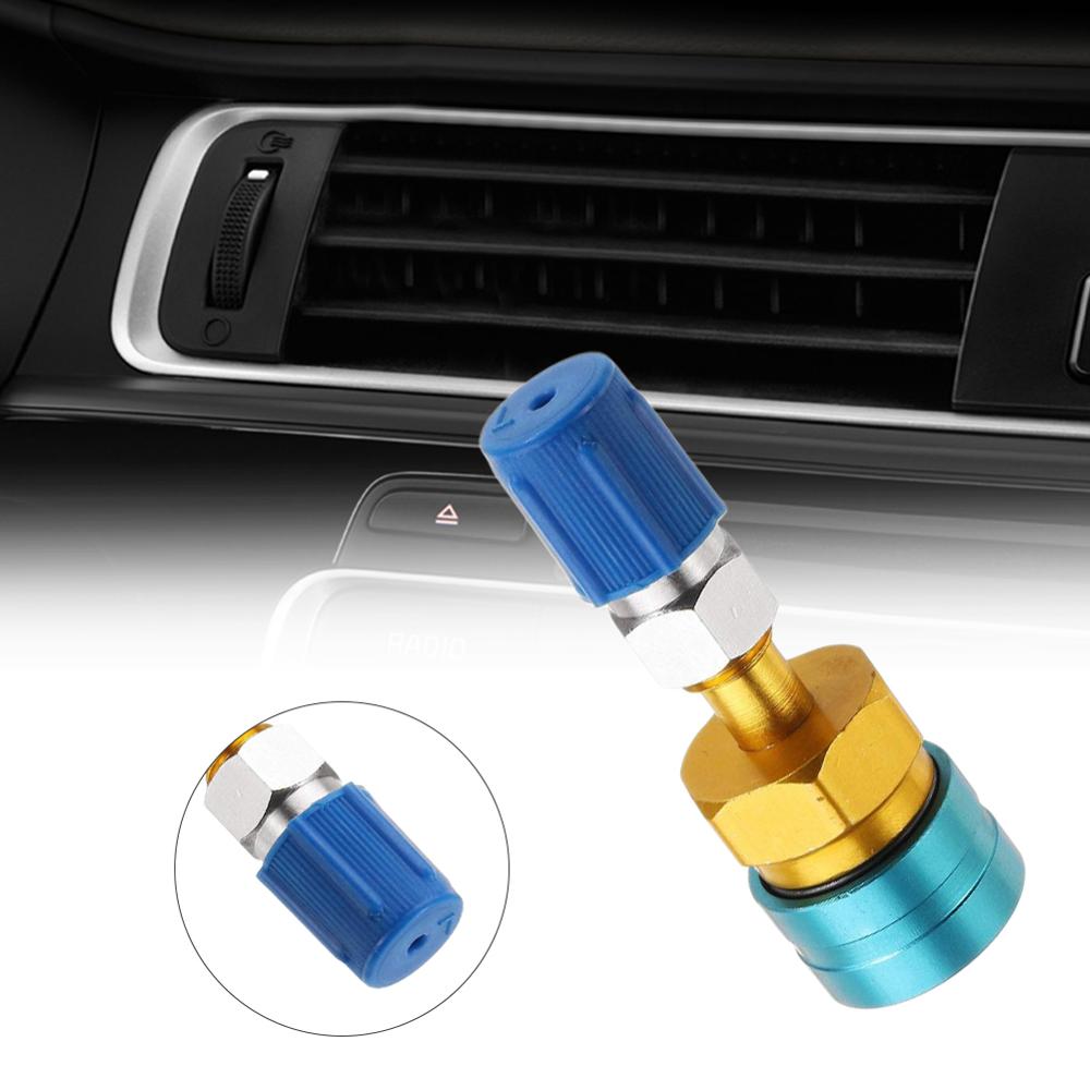 R1234YF Om R134a Lage Kant Snelkoppeling Koppeling Adapters Auto Airco Montage Airconditioning Gereedschappen Aluminiumlegering