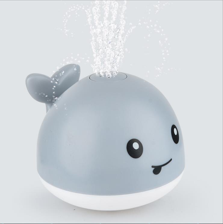 Kids Baby Leuke Mooie Led Knippert Cartoon Bad Speelgoed Spuiten Water Spuitende Sprinkler Speelgoed Bad Speelgoed Voor Pasgeboren Badspeelgoed: Grijs