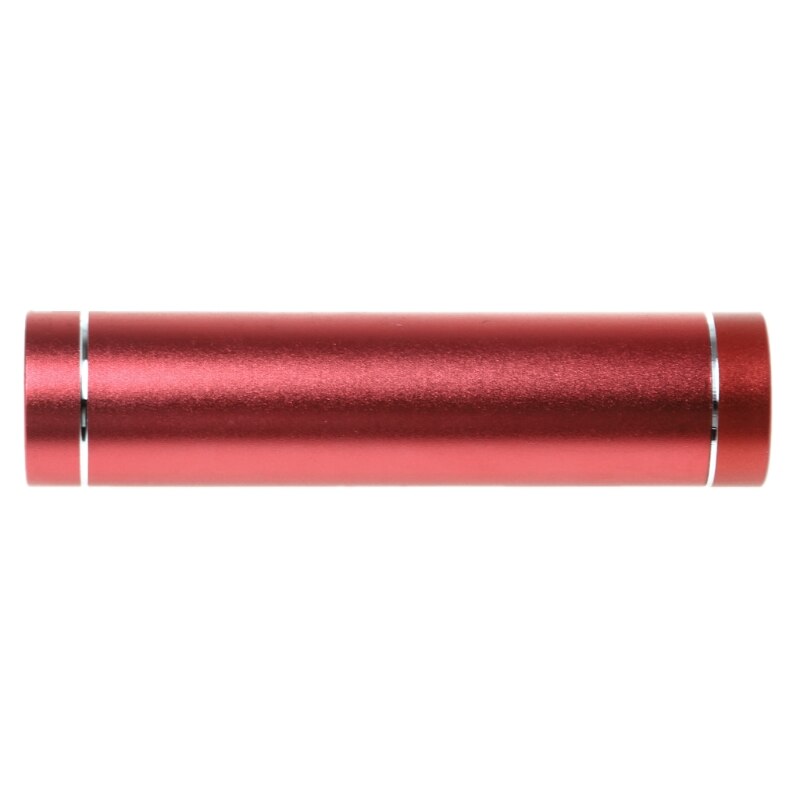 Caja de Banco de energía móvil USB portátil para cargador de batería 1x18650: RED
