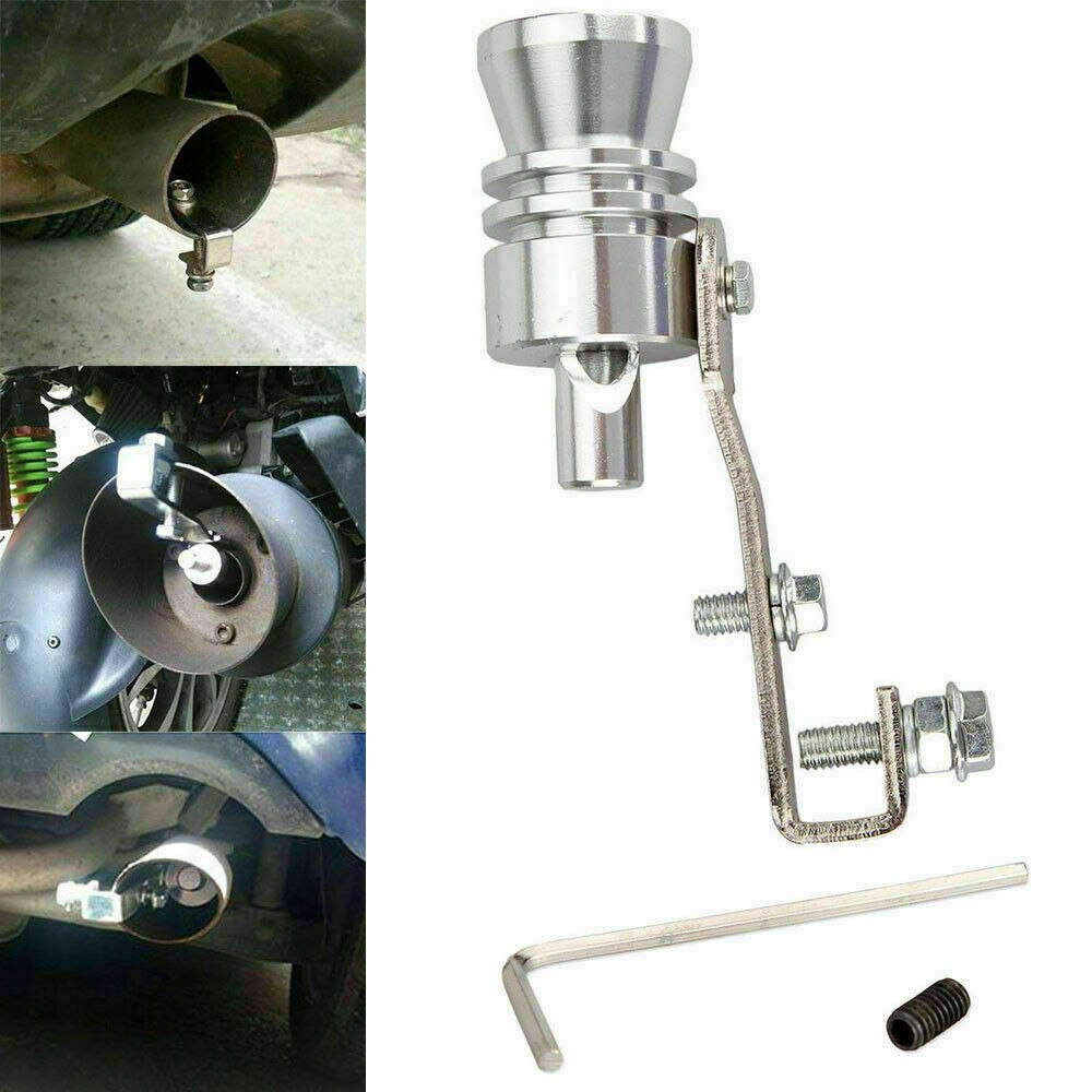 Tuyau d'échappement Turbo surdimensionné pour voiture, 2 pièces, sifflet sonore, simulateur de silencieux, pièces de rechange pour automobile XL