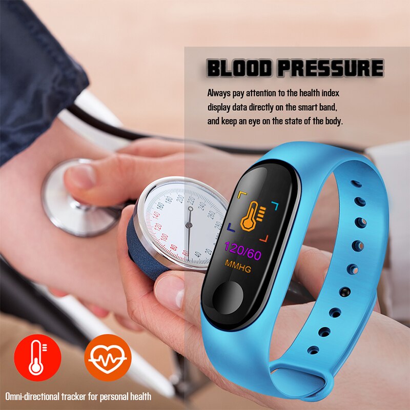 LIGE Women Smart Bracelet Heart Rate Blood Pressure oxygen Sleep Monitor Pedometer Fitness Sport Watch For Android ios + Strap