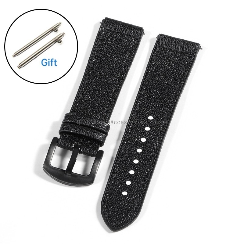 Bracelet Smartwatch universel pour homme et femme, silicone souple, bracelet de montre en cuir, bracelet de remplacement sport, bracelet à dégagement rapide, 20mm, 22mm: Blue pink / 22mm