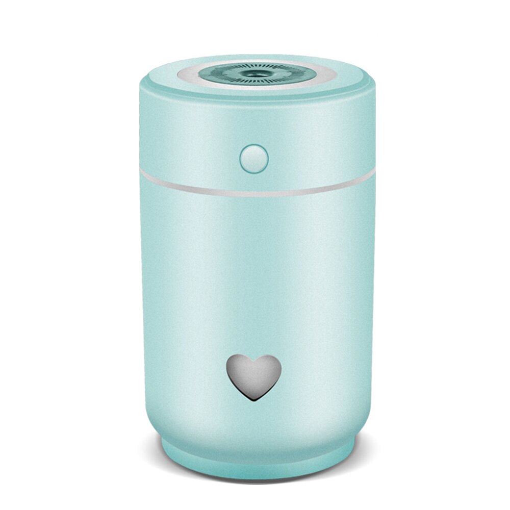 Cup Air Humidifier Car USB Charging Vehicle Difiuser Colorful Night Light Portable Humidificador Air Humidifier Aroma Lamp J002: Green