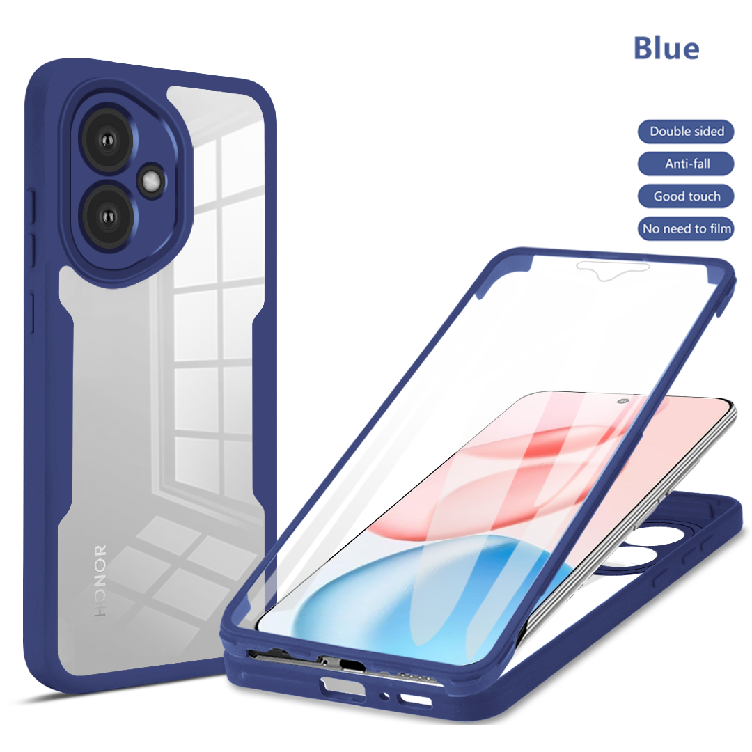 Funda protectora de cuerpo completo a prueba de golpes para Honor 400 Pro Honor 400 Lite 5G, Protector de pantalla, Fundas Coque Capa: Azul / Honor 400 Pro