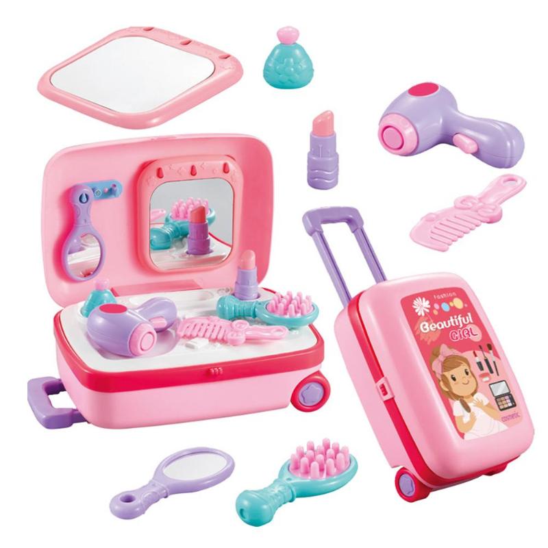 1 Set Draw-Bar Doos Kinderen Fantasiespel Arts Keuken Make Plastic Speelgoed: B