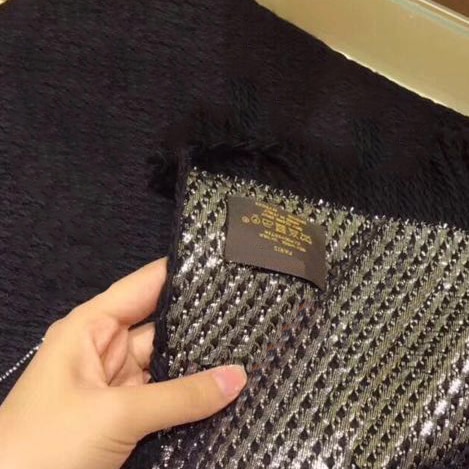 Mærke kvinder vinter tørklæde stribet ensfarvet bomuldsuld lang tørklæde