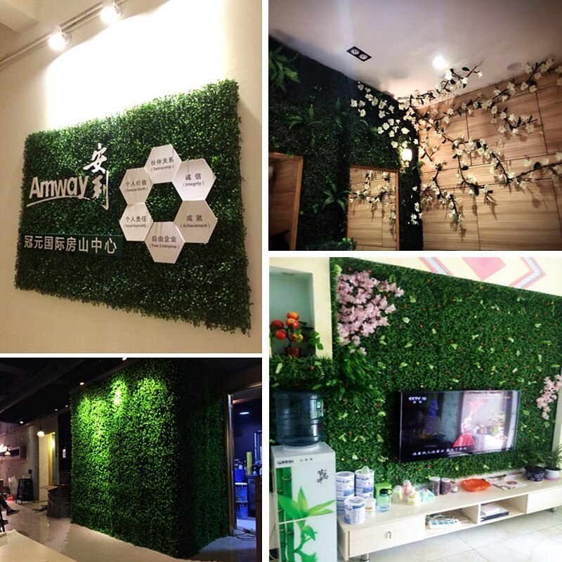 Kunstmatige Plant Gazon Diy Achtergrond Muur Nep Gras Bruiloft Home Decoratie Deur Shop Afbeelding Achtergrond Kantoor Decor Gras Gazons