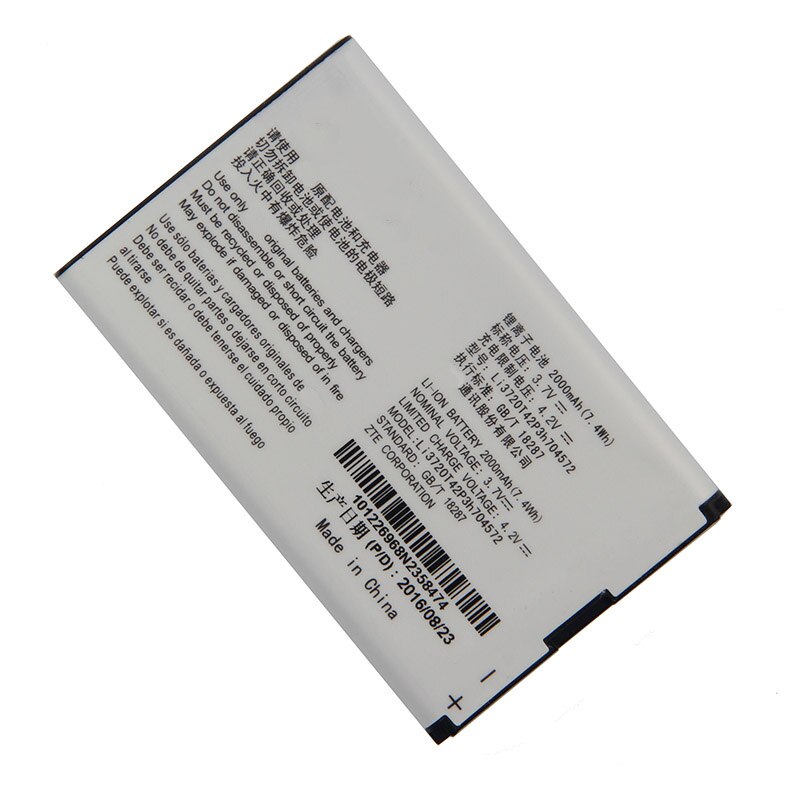 Original Li3720T42P3h704572 Phone battery For ZTE MF91 MF90 4G MF90M WIFI Router