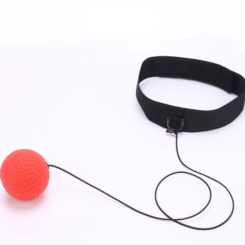 1 balle de vitesse de boxe PC, balle de réaction d'entraînement, balle de boxe de tête, balle d'exercice de coordination, balle de décompression d'évent,