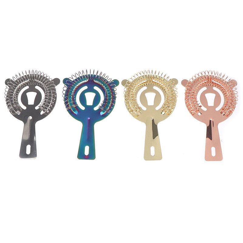 Sprung Bar Cocktail Strainer Stainless Steel Deluxe Strainer Bar Strainer Bar Tool Wine Ice Strainer Bar Percolator