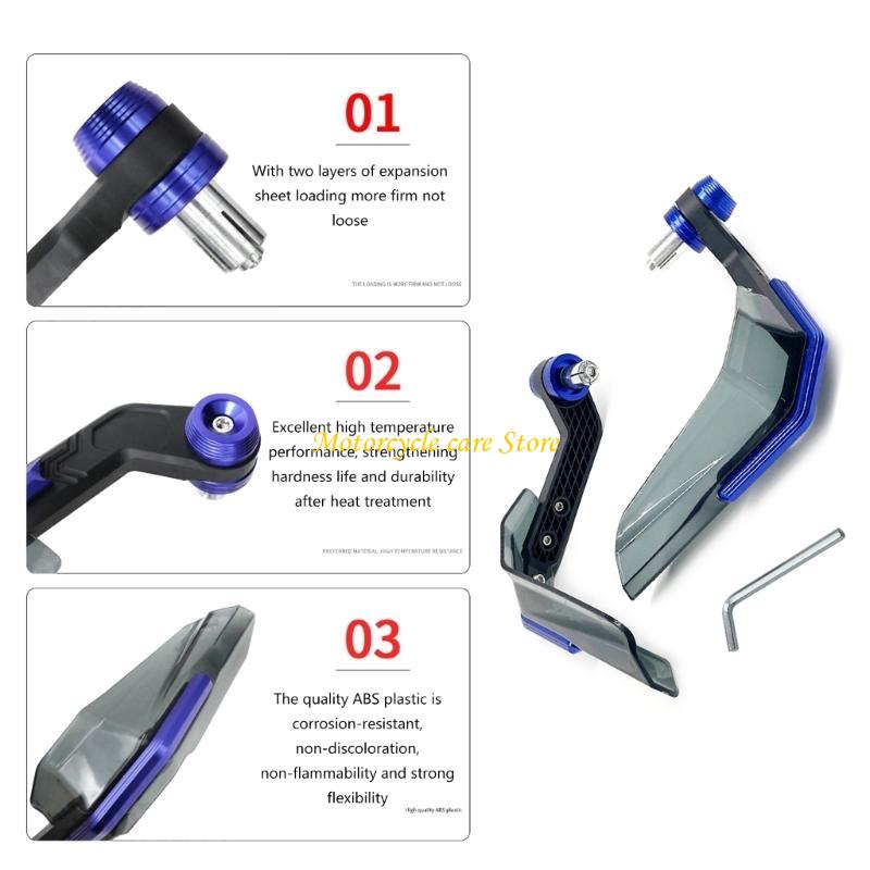 U75F Motorrad-Handschützer, Handschützer, Schutzschild, winddichter Schutz, universell