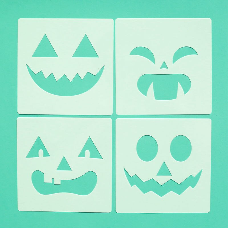18 kpl halloween-kerrosstensiilit tarramaalaus scrapbookingiin/paperi-diy-korttien teko/kankaiden kakkukoristeiden ompelu
