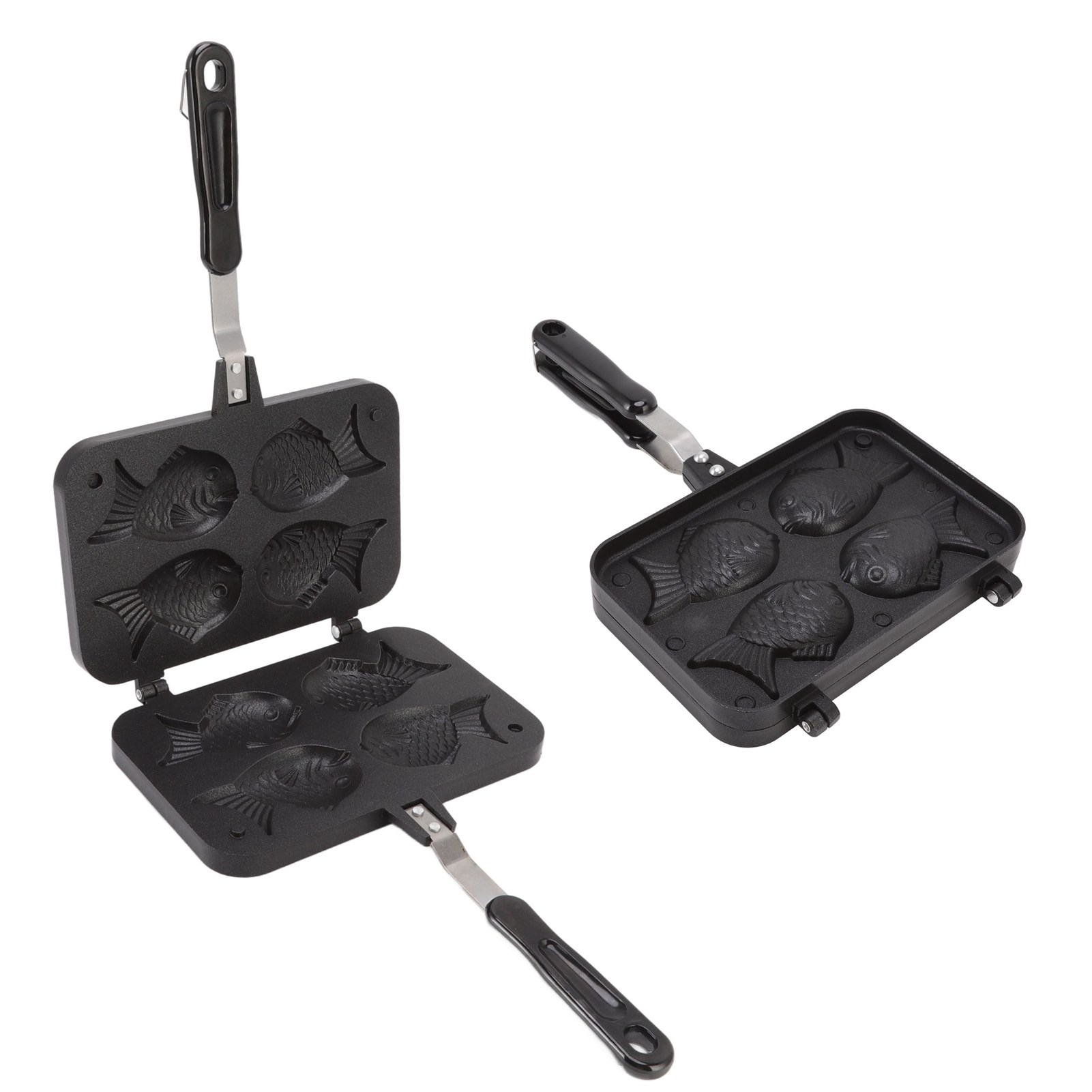 Taiyaki Cake Maker Taiyaki Cooking Bakeware Taiyaki Fish Shape Cake Maker Non Stick Taiyaki Double Baking Pan Waffle Baking Mold