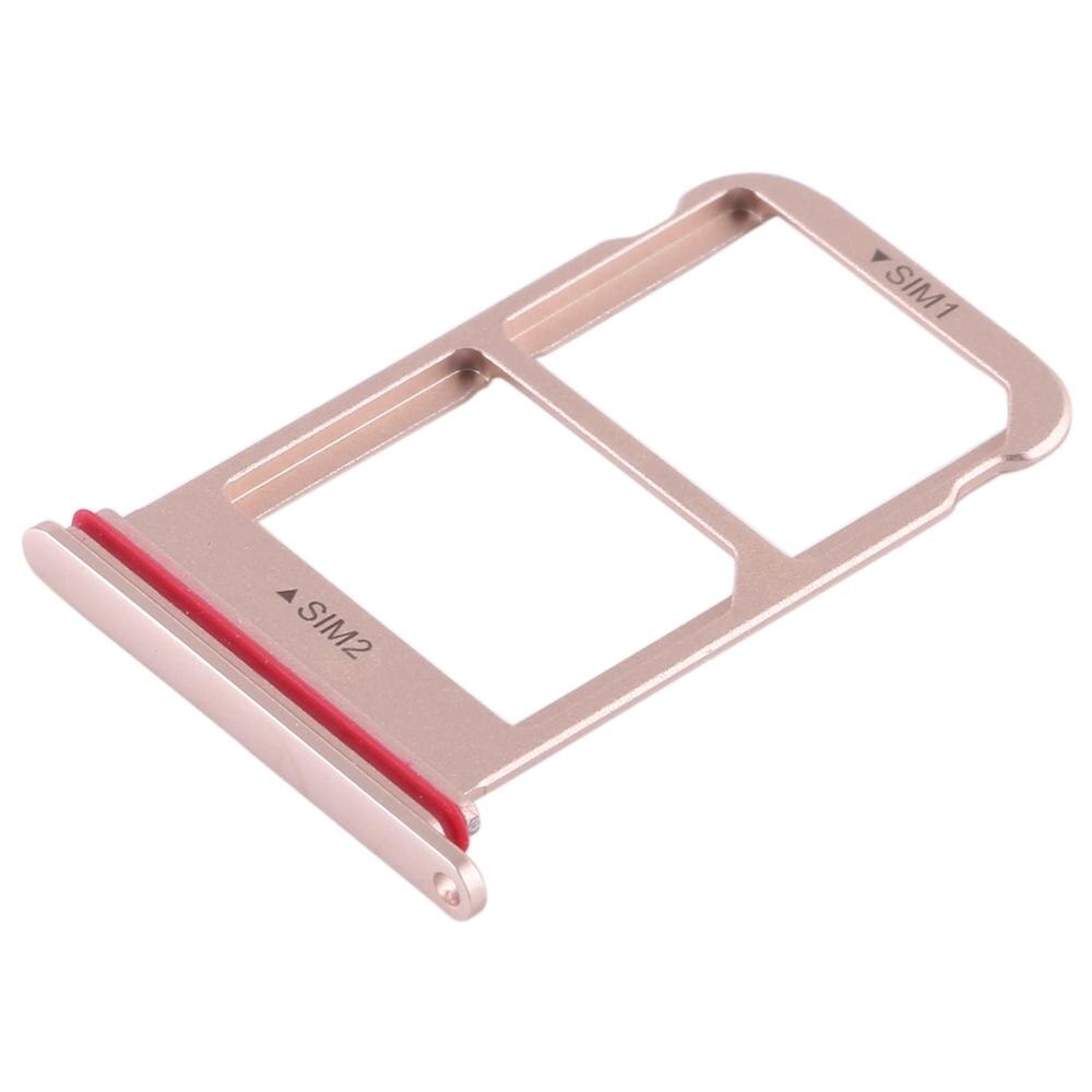 iPartsBuy SIM Card Tray + SIM Card Tray for Huawei Mate 10 Pro: Pink