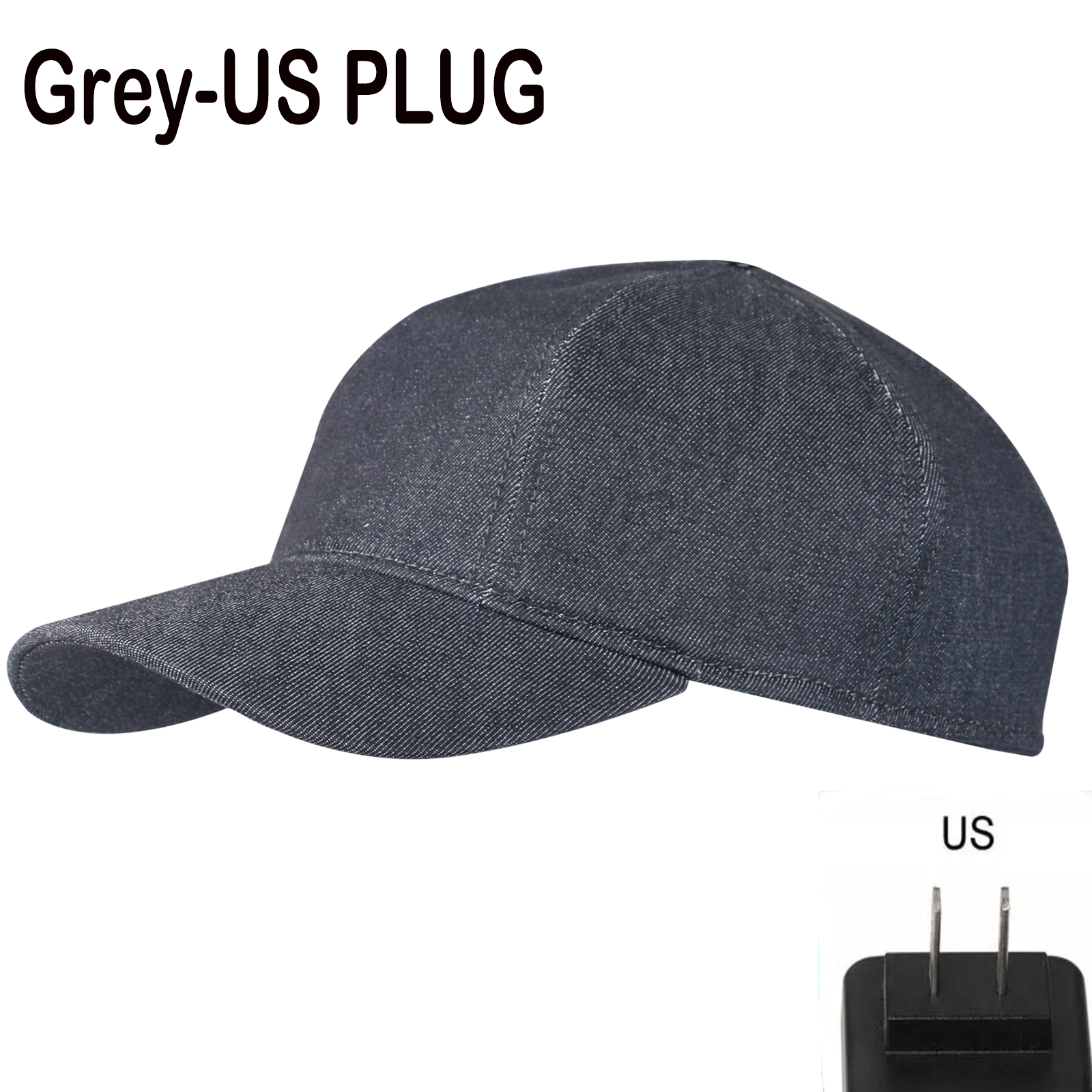 Hair Growth Cap Rechargeable 2000mAh LED Health Light Device Anti Hair Loss Anxiety Stress Reduce Migraine Scalp Relax Massager: Dark Khaki