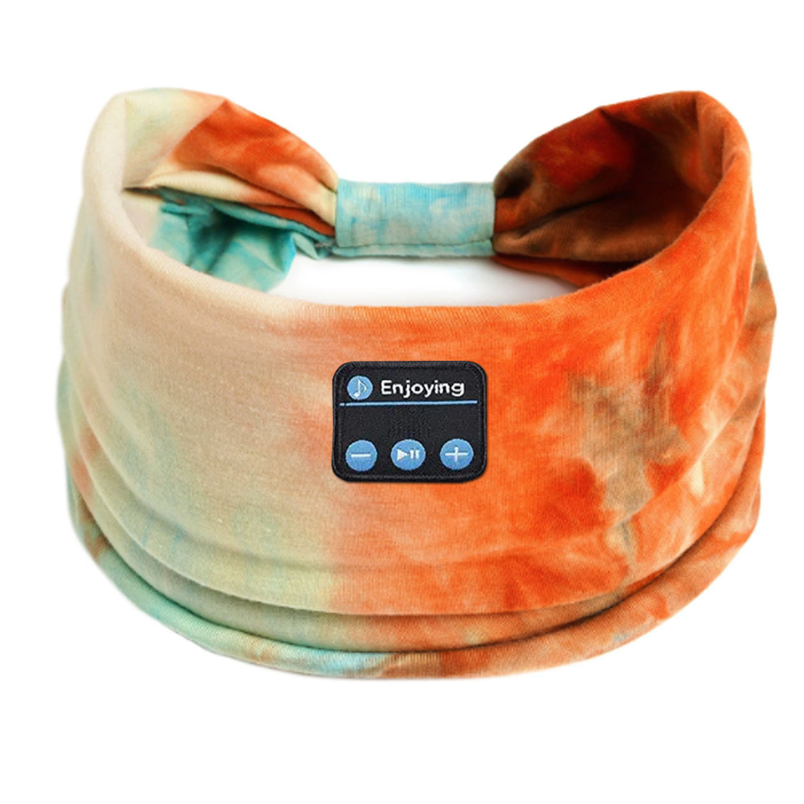 Bluetooth-Kopfhörer, Sport, Schlafen, Stirnband, elastisch, kabellose Kopfhörer, Musik, Augenmaske, kabelloses Headset, Boho-Stirnband, Yoga, Arbeit: Gold