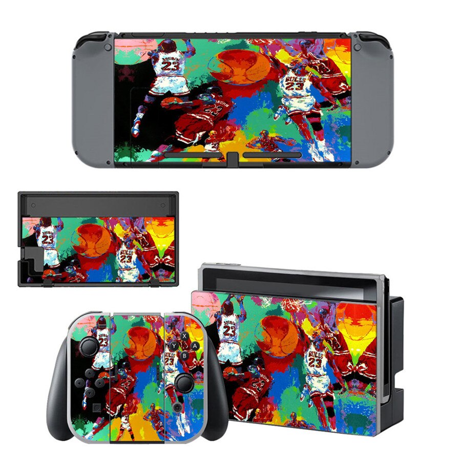 12 Styles Cool Graffiti Style Vinyl Decal Skin Sticker For Nintend Switch NS NX Console & Joy-con Game Accessories: Style 6