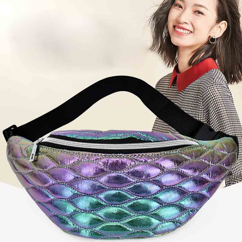 Waterdichte Vrouwen Taille Zakken Telefoon Borst Riem Tas Vrouwelijke Mode Fanny Pack Print Canvas Taille Packs # YL10