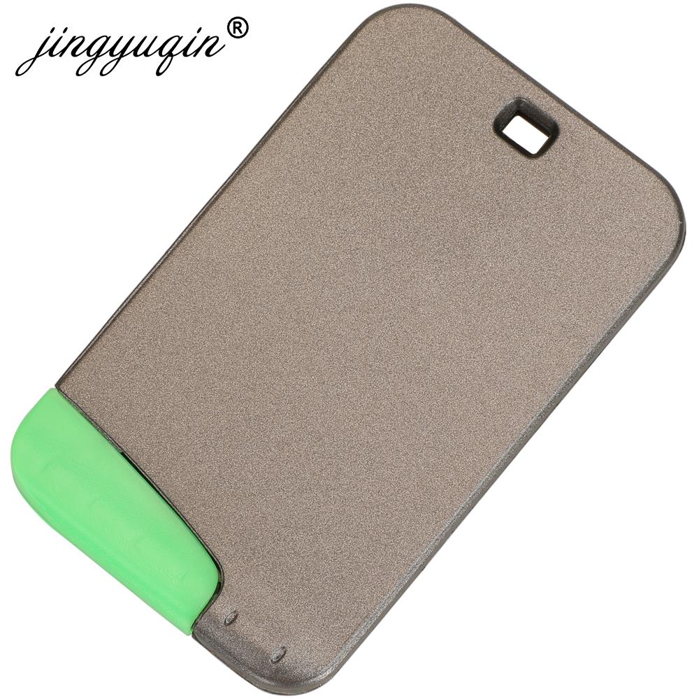 Jingyuqin 2 boutons voiture clé à distance coque de carte à puce étui sans clé pour Renault Laguna Espace remplacement