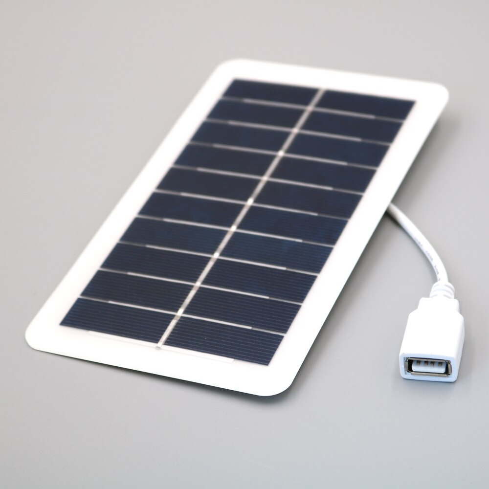 Usb Zonnepaneel Outdoor 2W 5V Portable Solar Charger Pane Klimmen Fast Charger Polysilicium Reizen Diy Solar Charger generator