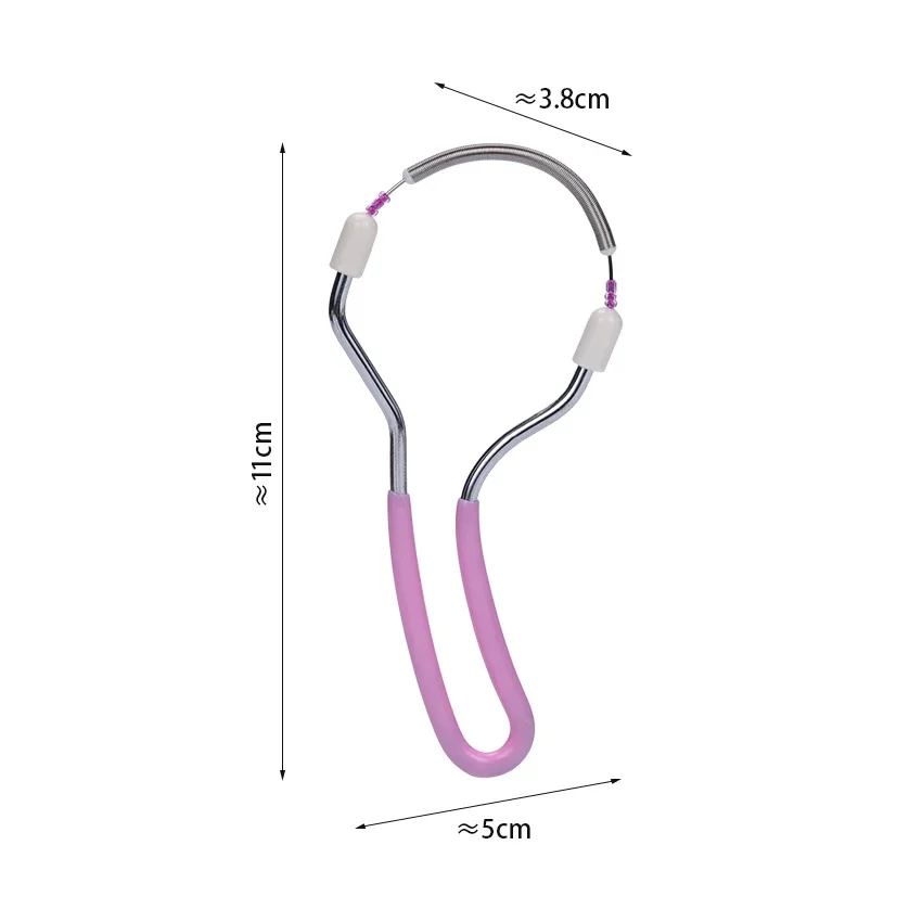 Ansiktshårborttagare för kvinnor tar bort oönskat hår på överläppen, hakan, ansiktet eller halsen, den ursprungliga borttagaren med fjäder för fula hårstrån