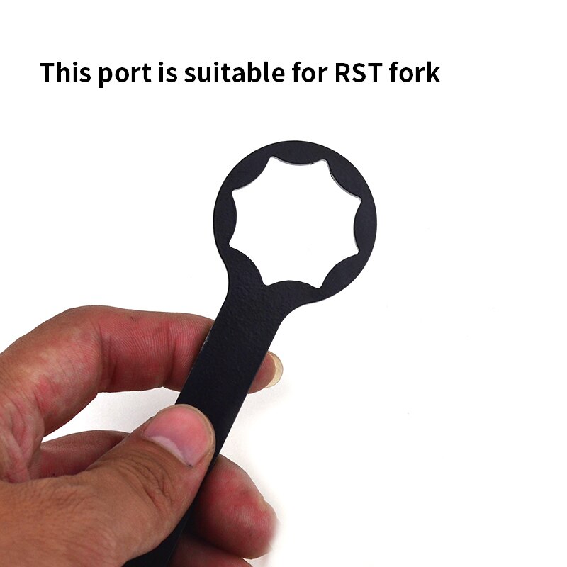 Fiets trapas sleutel trapas gereedschap inkeping installatie gereedschap verwijderaar reparatie voor fiets fiets voorvork verwijderaar