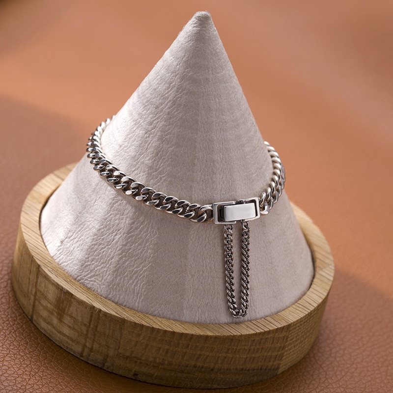 925 sterling zilveren tankketting thaise zilveren armband voor dames heren verstelbare koppel armband sieraden s -b407