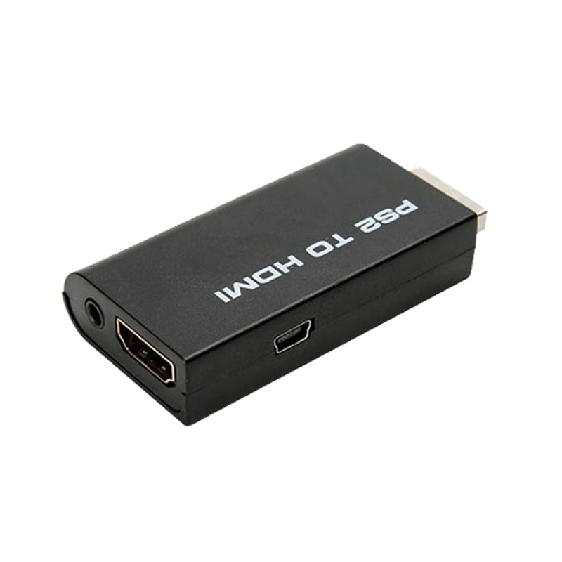 PS2 to HDMI Converter PS2 HD Line Audio Adapter AV Input to HDMI Video/Audio Signals Output Cable for PS2 HDTV Display