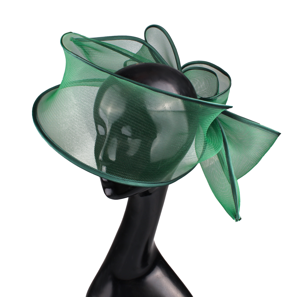 Big Fascinators Hat For Women Weddings Amazing Headwear With Bow For Party Kenducky Royal Asscot Pillbox Cap Hair Clip Bride