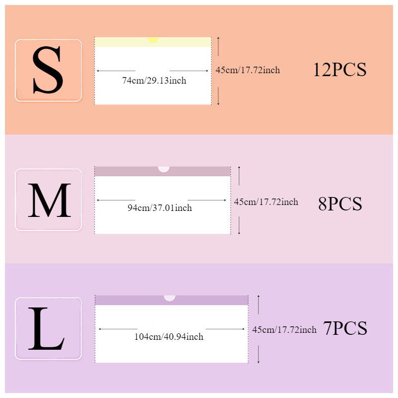 1/2/3Rolls Disposable Cat Litter Bags Disposable Pet Waste Bag with Drawstring Quick Clean Portable Cat Litter Box Liners Bags