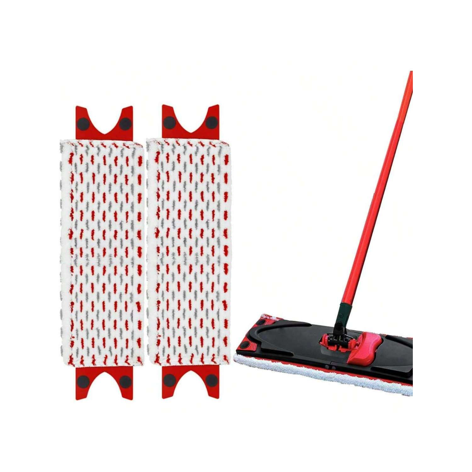 Mikrofiberpuder refill moppe til vileda 1-2 spray, til vileda ultramax/ultramax plus/easy wring ultramax moppe, udskiftning af moppehoved: Lysegrå