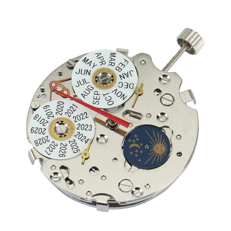 ! Seagull multifonctionnel ST1655, Phase de lune, jour, Date, mouvement mécanique automatique