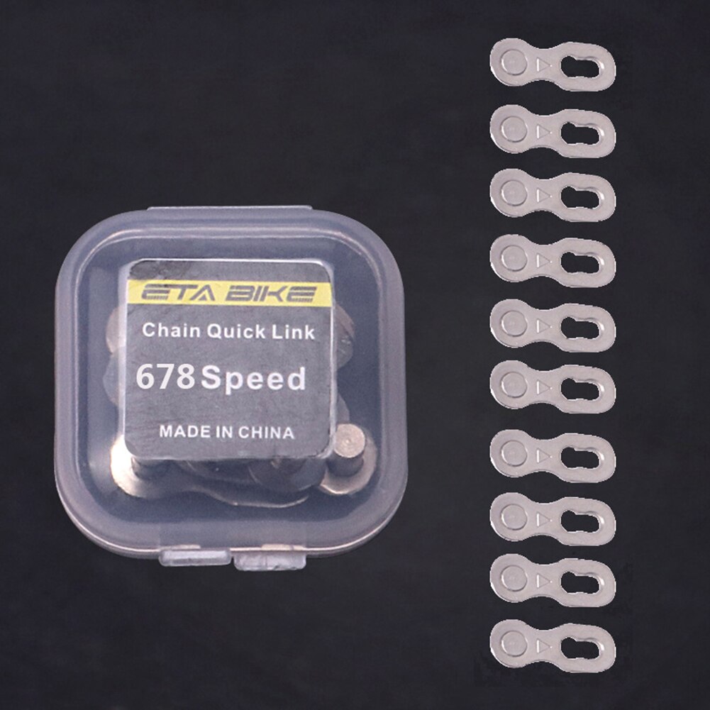 5 Pairs Bike Chain Quick Link Connector Lock Set MTB Road Bicycle Power Chain Quick Release Buckle for 6 7 8 9 10 11 12 Speed