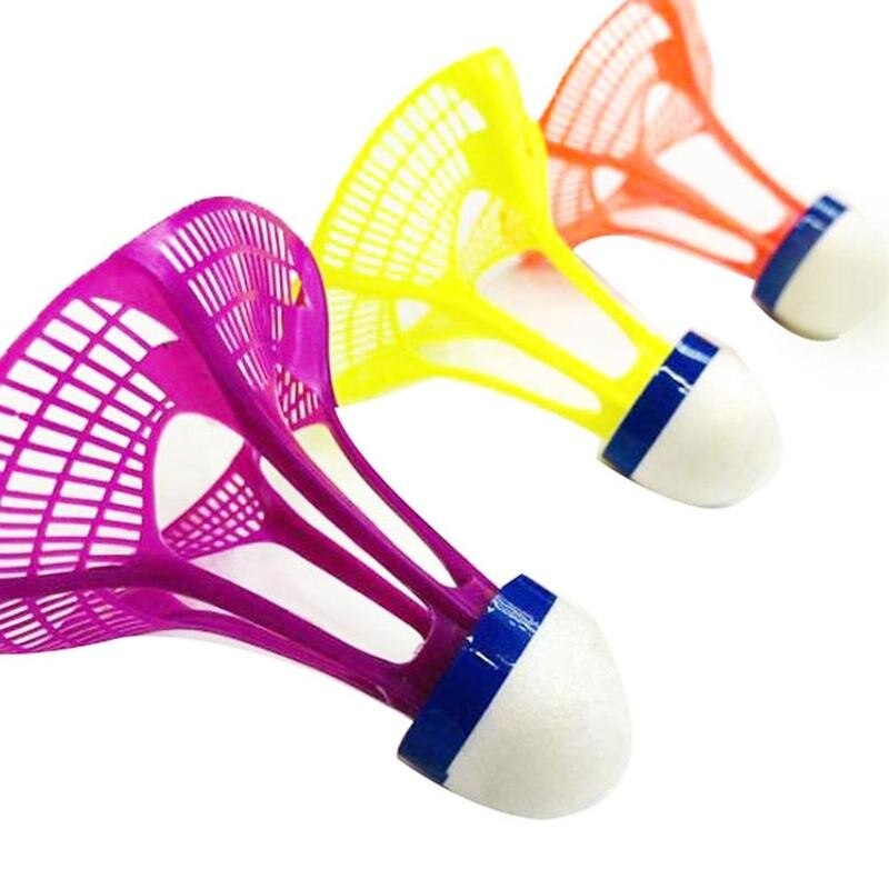 3 Stks/pak Originele Outdoor Badminton Plastic Bal Nylon Bal Stabiele Vliegende Stabiliteit Duurzaam Shuttle Indoor Outdoor