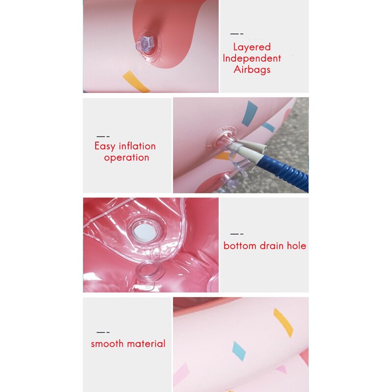 Kid Pool Inflatable Blue Pool Perfect for Babies Toddlers Kids Children Even Small and Medium Size Dogs and Pets