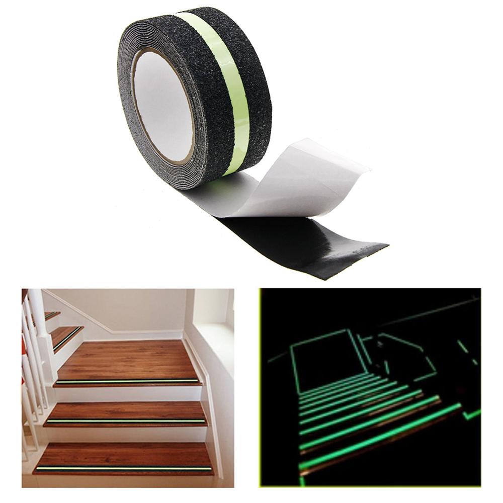 Beschermende Groen Gloeiende Anti Slip Non Skid 5Cm * 5M Veiligheid Tape Voor Thuis Trappen Ziekenhuis Zwembad anti-Slip Waarschuwing Tape