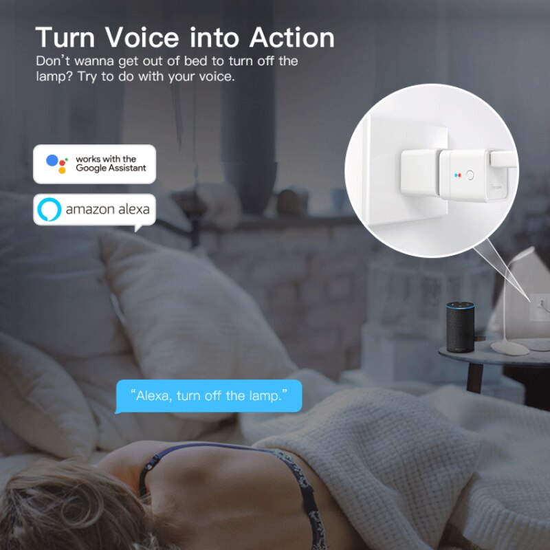 SONOFF Micro Smart Plug - 5V USB WiFi Adapter - eWelink App Control - Works with Alexa, Google Assistant