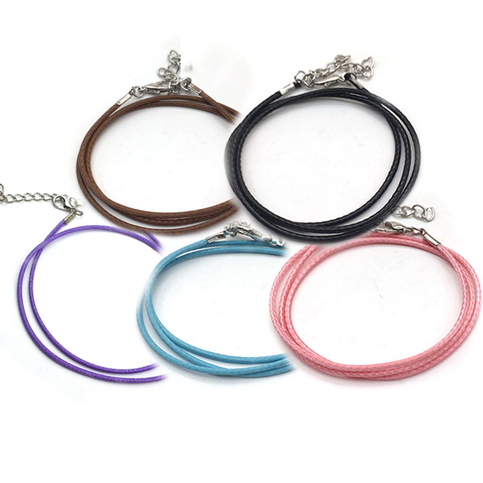 Charm Girls Bracelet Jewellery Making Bracelets Necklace Crafts 5PCS Supplies Handmade Alloy Pendants Snake Chain