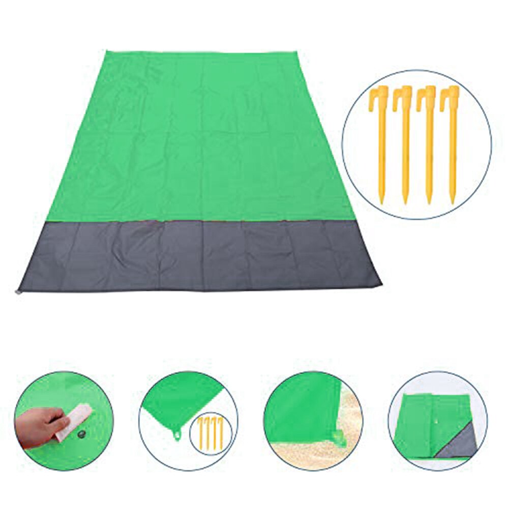 Waterproof Camping Mat Portable Outdoor Beach Blanket Picnic Ground Mats Outdoor comfort equipment Camping & hiking access