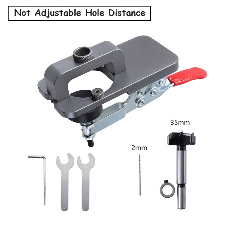 Holzbearbeitung 35mm Scharnier Langweilig Jig See Bohren führen Lokalisierer Hing Installation Jig Tür Schrank See Öffner Vorlage DIY Werkzeuge: einstellen B