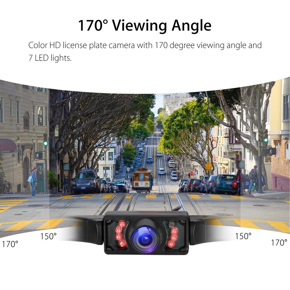 Wireless Backup Camera System Kit For Car/Truck/Van/Pickup/Camper 4.3'' Monitor Rear View Reverse System Car Accessories