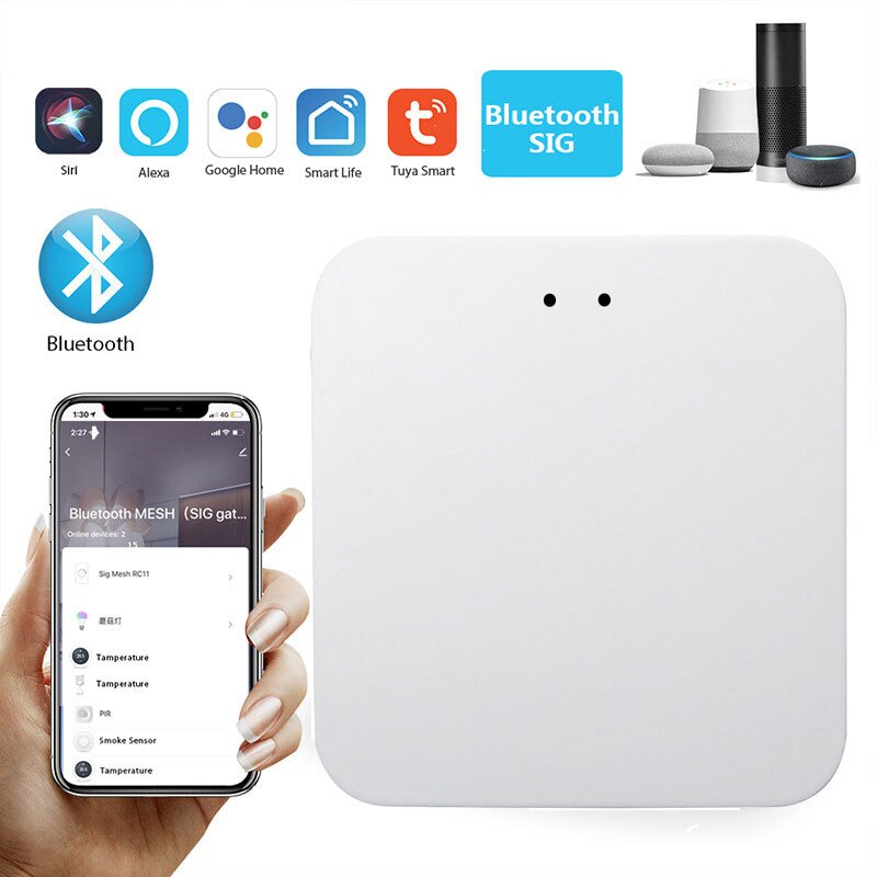 Tuya ZigBee Smart Gateway Hub Zigbee/Bluetooth Bridge Smart Home Zigbee Gateway Hub Remote Control Wireless Smart Gateway