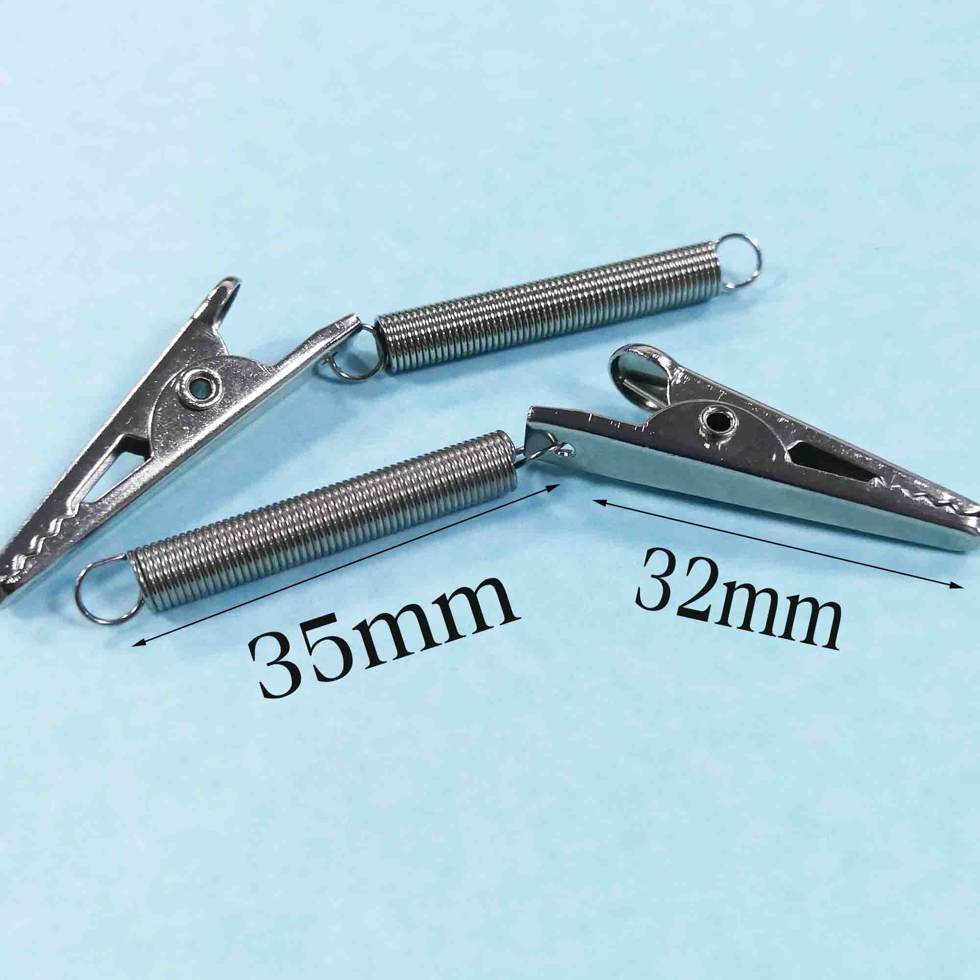 10-30 PCS Silver Alligator Clips with Teeth Alligator Clamps Roach Clips Single Prong Alligator Photo Clips Single Prong