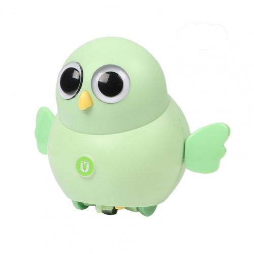 Pollo oscilante eléctrico, polluelo de juguete magnético de plástico con dibujos animados para el hogar: Verde