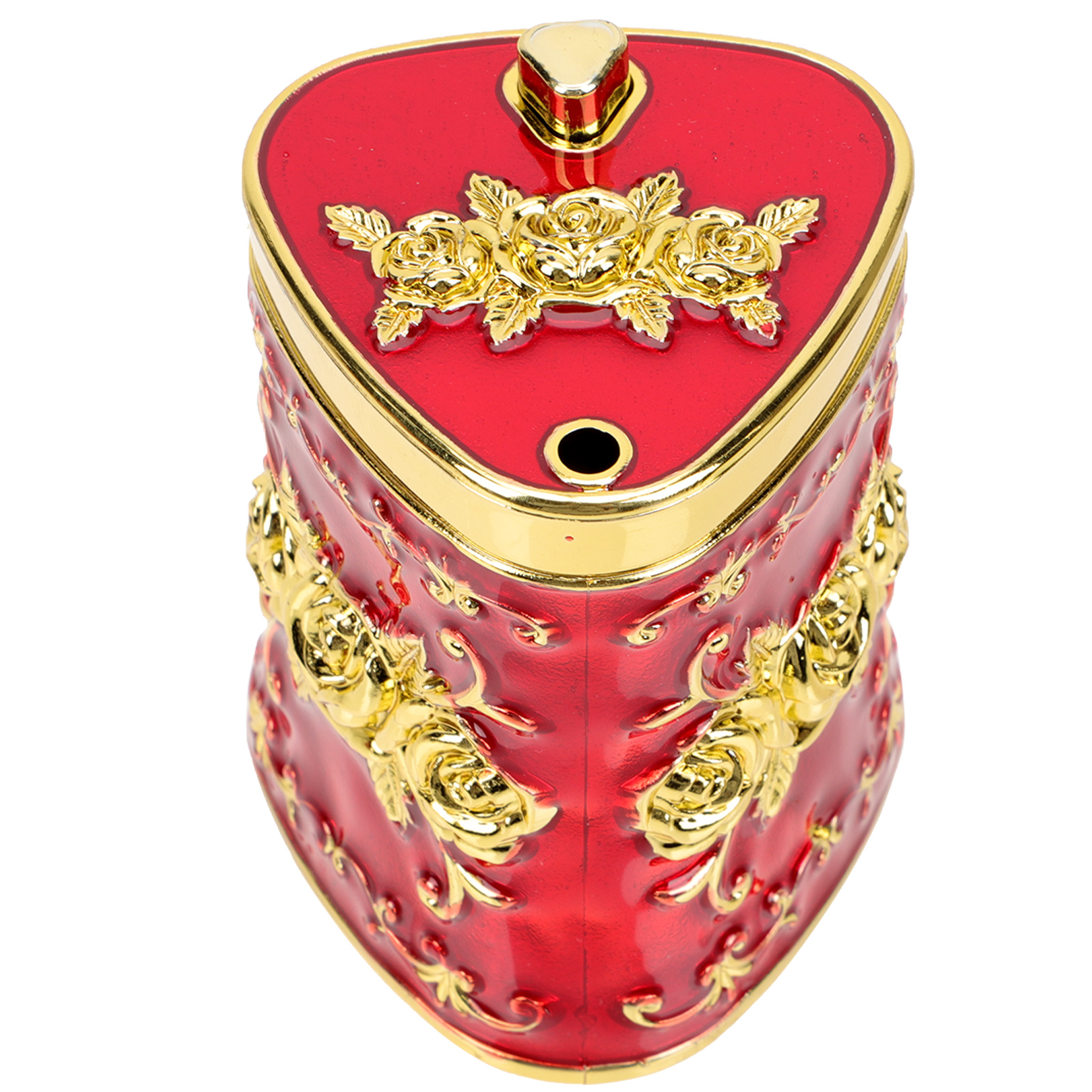 Toothpick Holder Embossment Toothpick Container Decorative Toothpick Box: Red