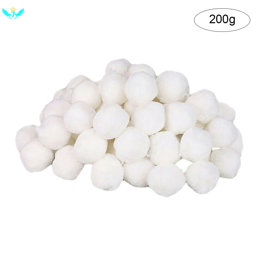 200/500/700g Eco-friendly Swimming Pool White Filter Balls Cleaning Equipment Filter Water Purification Fiber Cotton Balls